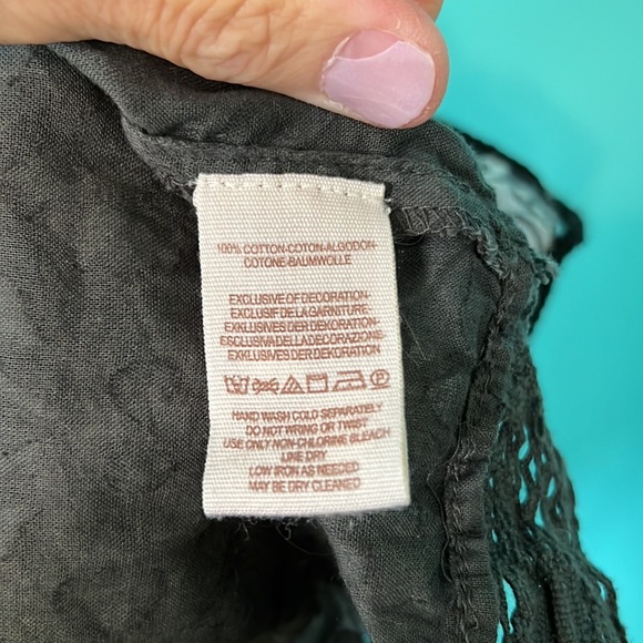 EUC Free People Cropped Blouse - Picture 7 of 8